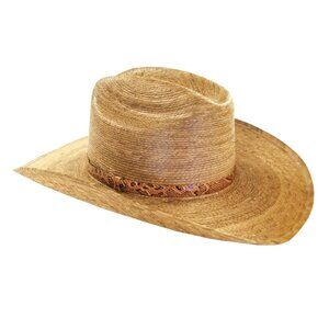 Santa Barbara Western-Snake Band/Coffee/Palm Leaf-Cattleman Hat